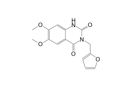3-(2-furylmethyl)-6,7-dimethoxy-2,4(1H,3H)-quinazolinedione