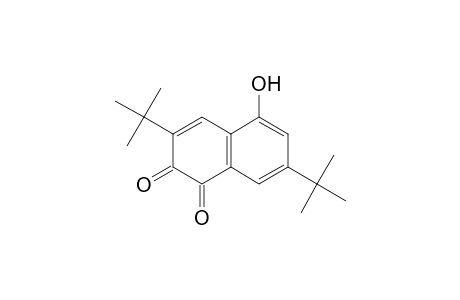 3,7-Di-tert-butyl-5-hydroxy-1,2-naphthoquinone