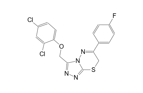 3-[(2,4-dichlorophenoxy)methyl]-6-(4-fluorophenyl)-7H-[1,2,4]triazolo[3,4-b][1,3,4]thiadiazine