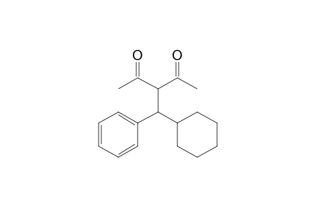 3-[cyclohexyl(phenyl)methyl]pentane-2,4-dione