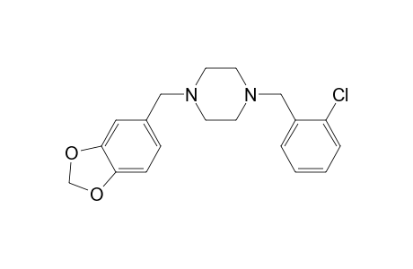 1-(2-Chlorobenzyl)-4-(3,4-methylenedioxybenzyl)piperazine