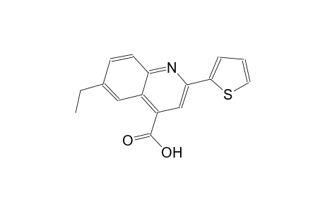 6-ethyl-2-(2-thienyl)-4-quinolinecarboxylic acid