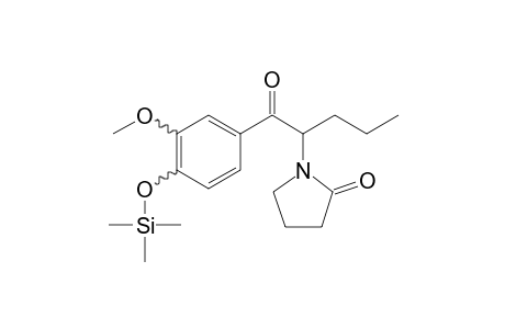 1-(1-(3-methoxy-4-((trimethylsilyl)oxy)phenyl)-1-oxopentan-2-yl)pyrrolidin-2-one