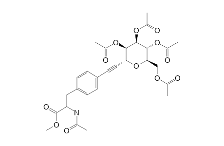 N-ACETYL_4-C-(3,7-ANHYDRO-4,5,6,8-TETRA-O-ACETYL-1,1,2,2-TETRADEHYDRO-1,2-D-GLYCERO-D-TALOOCTITYL)-DL-PHENYLALANINE_METHYLESTER