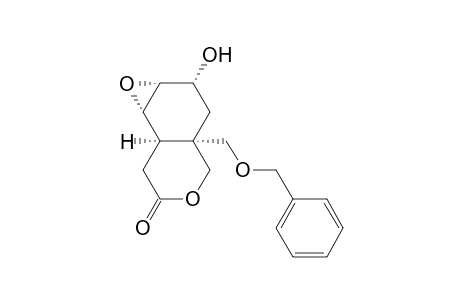 5H-Oxireno[g][2]benzopyran-5-one, octahydro-7-hydroxy-2a-[(phenylmethoxy)methyl]-, (1a.alpha.,2a.beta.,6a.beta.,7.alpha.,7a.alpha.)-(.+-.)-
