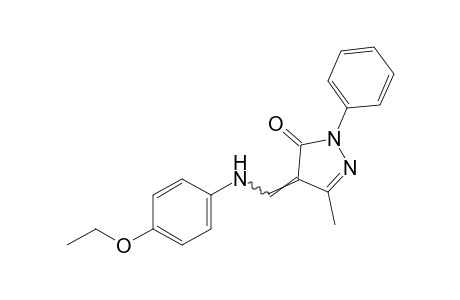 4-(p-phenetidinomethylene)-3-methyl-1-phenyl-2-pyrazolin-5-one