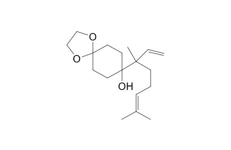 8-(1-Ethyl-1,5-dimethyl-4-hexenyl)-1,4-dioxaspiro[4.5]dec-8-ol