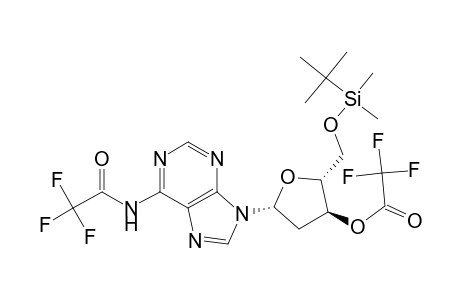Adenosine, 2'-deoxy-5'-O-[(1,1-dimethylethyl)dimethylsilyl]-N-(trifluoroacetyl)- , 3'-(trifluoroacetate)