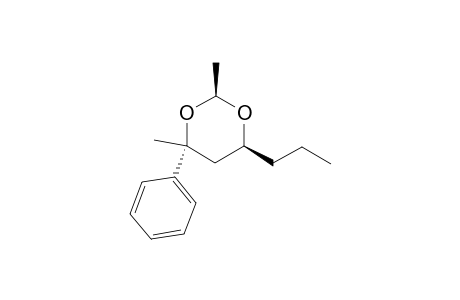 (2S,4R,6S)-2,4-Dimethyl-6-propyl-4-phenyl-[1,3]-dioxane
