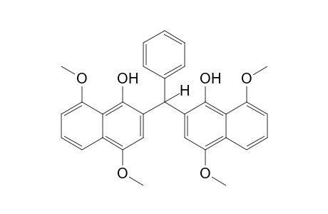 2-[(1-hydroxy-4,8-dimethoxy-2-naphthalenyl)-phenylmethyl]-4,8-dimethoxy-1-naphthalenol