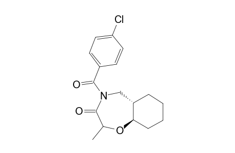 TRANS-4-(4-CHLOROBENZOYL)-2-METHYL-1,4-OXAZEPIN-3-ONE
