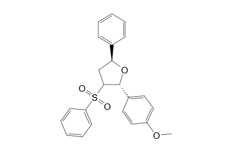 2,5-trans-2-(4-Methoxyphenyl)-5-phenyl-3-phenylsulfonyl tetrahydrofuran