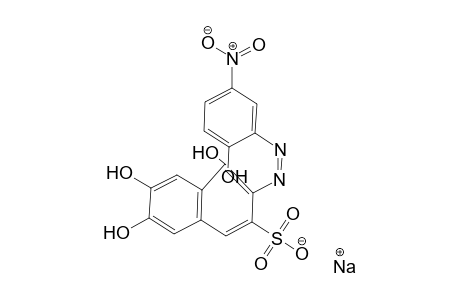 2-Naphthalenesulfonic acid, 4,6,7-trihydroxy-3-[(2-hydroxy-5-nitrophenyl)azo]-, monosodium salt