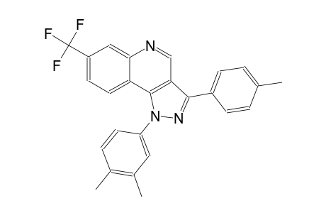 1-(3,4-dimethylphenyl)-3-(4-methylphenyl)-7-(trifluoromethyl)-1H-pyrazolo[4,3-c]quinoline
