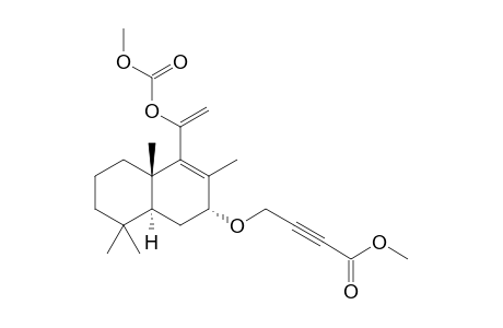 4-[[(2R,4aS,8aS)-4-(1-carbomethoxyoxyvinyl)-3,4a,8,8-tetramethyl-1,2,5,6,7,8a-hexahydronaphthalen-2-yl]oxy]but-2-ynoic acid methyl ester