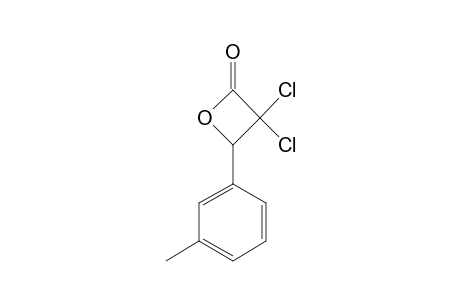 3,3-DICHLORO-4-m-TOLYL-2-OXETANONE