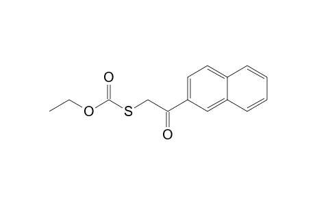 Ethyl (2-naphthalen-2-yl-2-oxidanylidene-ethyl)sulfanylmethanoate