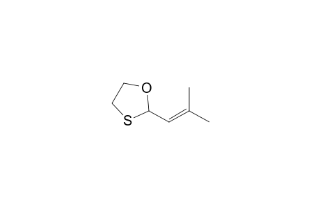 2-(2-Methyl-1-propenyl)-1,3-oxathiolane