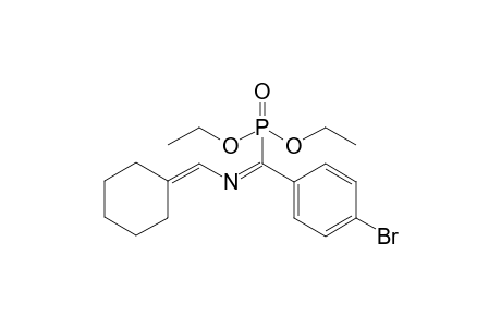 Diethyl (E)-{[(Z)-Cyclohexylideneylmethyl]imino}(4-bromophenyl)methylphosphonate