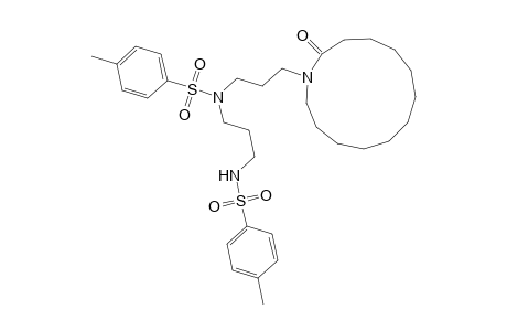 Benzenesulfonamide, 4-methyl-N-[3-[[(4-methylphenyl)sulfonyl]amino]propyl]-N-[3-(2-oxoazacyclotridec-1-yl)propyl]-