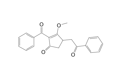 2-Benzoyl-3-methoxy-4-phenacylcyclopent-2-ene-1-one
