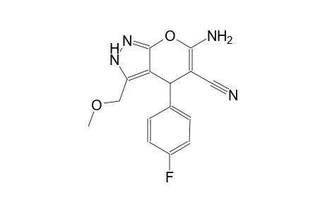 pyrano[2,3-c]pyrazole-5-carbonitrile, 6-amino-4-(4-fluorophenyl)-2,4-dihydro-3-(methoxymethyl)-