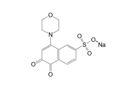 5,6-DIHYDRO-5,6-DIOXO-8-MORPHOLINO-2-NAPHTHALENESULFONIC ACID, SODIUM SALT