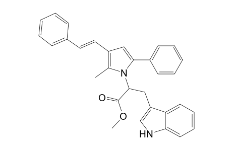 Methyl (E)-3-(1H-Indol-3-yl)-2-(2-methyl-5-phenyl-3-styryl-1H-pyrrol-1-yl)propanoate