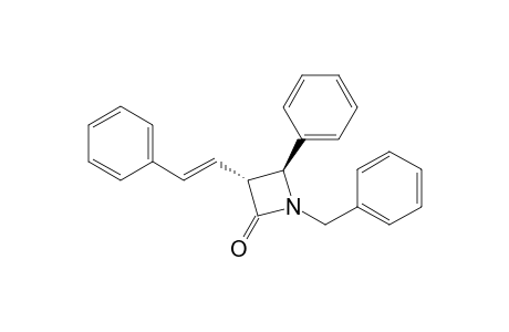 trans,trans-1-Benzyl-4-phenyl-3-styrylazetidin-2-one
