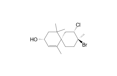 (3R,6S,8S,9S)-9-Bromo-8-chloro-1,5,5,9-tetramethylspiro[5.5]undec-1-en-3-ol