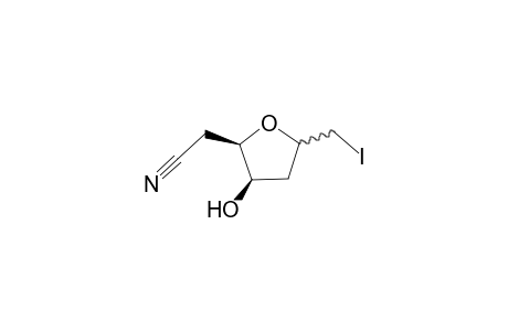 ((2R,3R)-3-Hydroxy-5-iodomethyl-tetrahydro-furan-2-yl)-acetonitrile