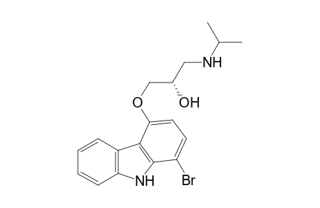 (-)-(S)-1-Bromo-4-(2-hydroxy-3-(isopropylamino)propyloxy)carbazole