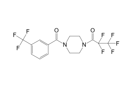 2,2,3,3,3-pentafluoro-1-(4-(3-(trifluoromethyl)benzoyl)piperazin-1-yl)propan-1-one