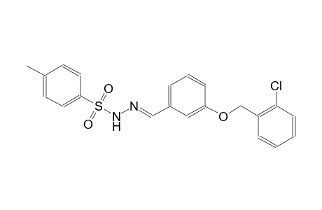 N'-((E)-{3-[(2-chlorobenzyl)oxy]phenyl}methylidene)-4-methylbenzenesulfonohydrazide