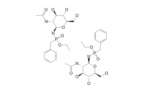 ETHYL_N-(2-ACETAMIDO-2-DEOXY-BETA-D-GLUCOPYRANOSYL)-BENZYLPHOSPHONAMIDE