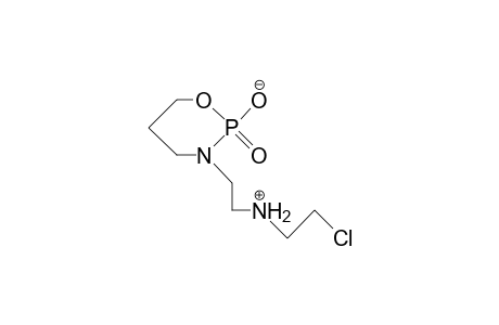 2-Hydroxy-3-(2-[2-chloro-ethylamino]-ethyl)-tetrahydro-2H-1,3,2-oxazaphosphorine 2-oxide