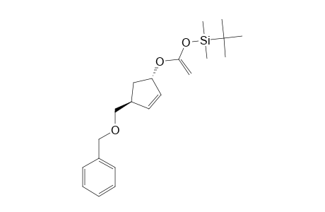 [(1S)-TRANS-1-(4-BENZYLOXYMETHYLCYCLOPENT-2-EN-1-YLOXY)-ETHENYLOXY]-TERT.-BUTYLDIMETHYLSILANE