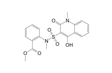 Methyl 2-{[(4-Hydroxy-1-methyl-2-oxo-1,2-dihydroquinolin-3-yl)sulfonyl](methyl)amino}benzoate