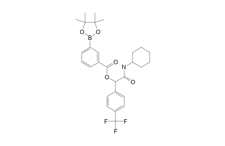 2-(CYCLOHEXYLAMINO)-2-OXO-1-[4-(TRIFLUOROMETHYL)-PHENYL]-ETHYL-3-(4,4,5,5-TETRAMETHYL-1,3,2-DIOXABOROLAN-2-YL)-BENZOATE