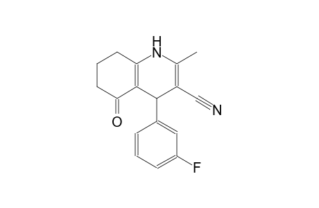 4-(3-fluorophenyl)-2-methyl-5-oxo-1,4,5,6,7,8-hexahydro-3-quinolinecarbonitrile