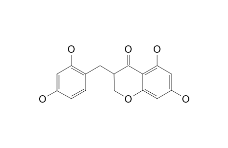 DISPOROPSIN;3-(2',4-DIHYDROXYBENZYL)-5,7-DIHYDROXY-CHROMAN-4-ONE