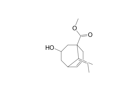 (1RS,5SR,7SR,9E)-9-Ethylidene-7-hydroxy-3-methylbicyclo[3.3.1]non-3-en-1-carboxylic acid methyl ester