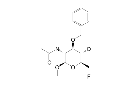 METHYL-2-ACETAMIDO-3-O-BENZYL-2,6-DIDEOXY-6-FLUORO-BETA-D-GLUCOPYRANOSIDE
