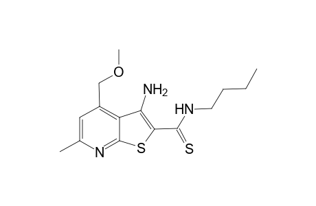 4-Methoxymethyl-6-methyl-3-aminothieno[2,3-b]pyridine-2-N-(t-butyl)thiamide