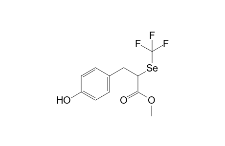 2-[(trifluoromethyl)seleno]-3-(4-hydroxyphenyl)propanoic acid methyl ester