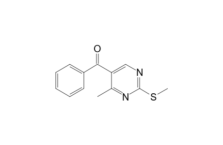 (4-methyl-2-methylsulfanyl-pyrimidin-5-yl)-phenyl-methanone
