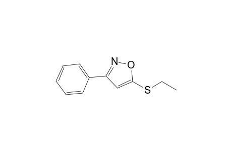 5-Ethylsulfanyl-3-phenyl-1,2-oxazole