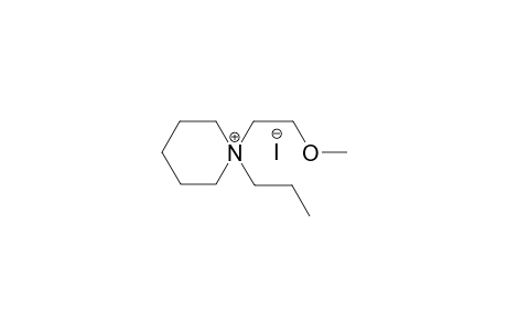 piperidinium, 1-(2-methoxyethyl)-1-propyl-, iodide