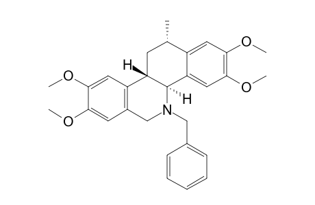 (4bS,10bS,12S)-2,3,8,9-tetramethoxy-12-methyl-5-(phenylmethyl)-6,10b,11,12-tetrahydro-4bH-benzo[c]phenanthridine