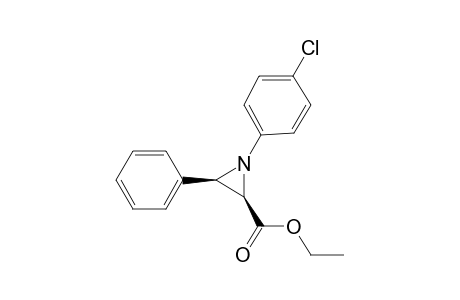 (2R,3R)-1-(4-chlorophenyl)-3-phenyl-2-aziridinecarboxylic acid ethyl ester